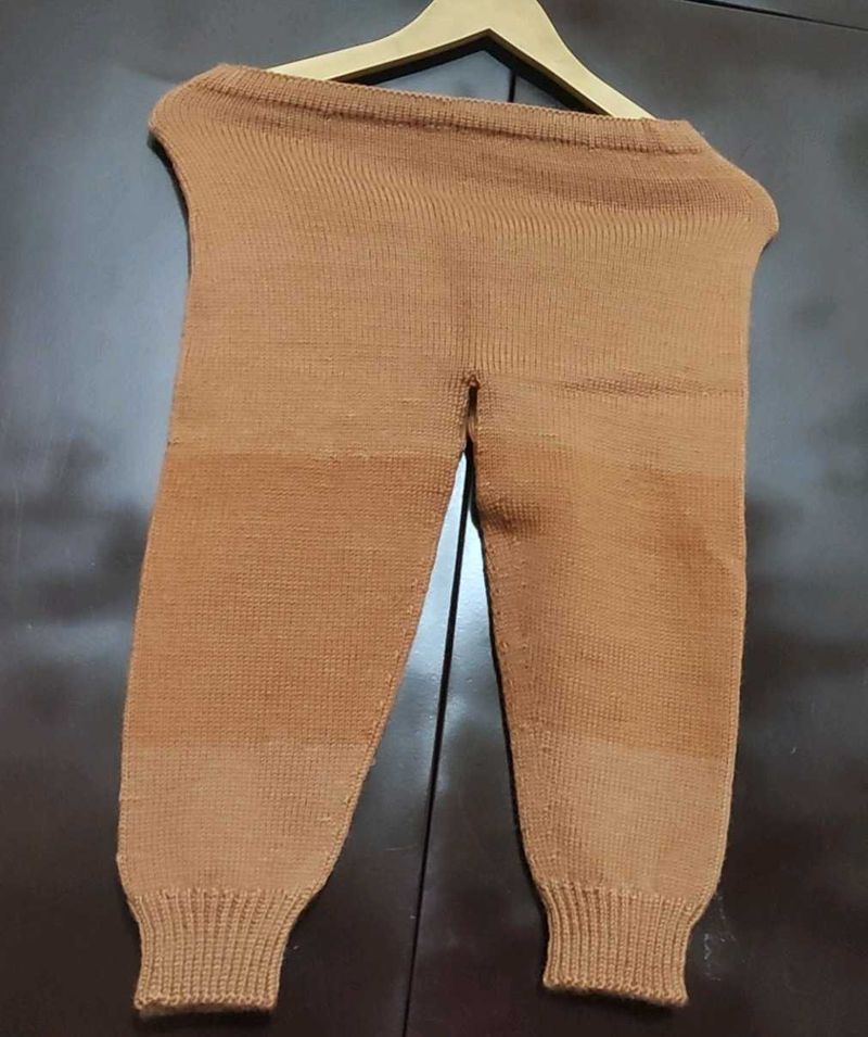 Tan Color Winter Pajami For 3- 4 Year Girl