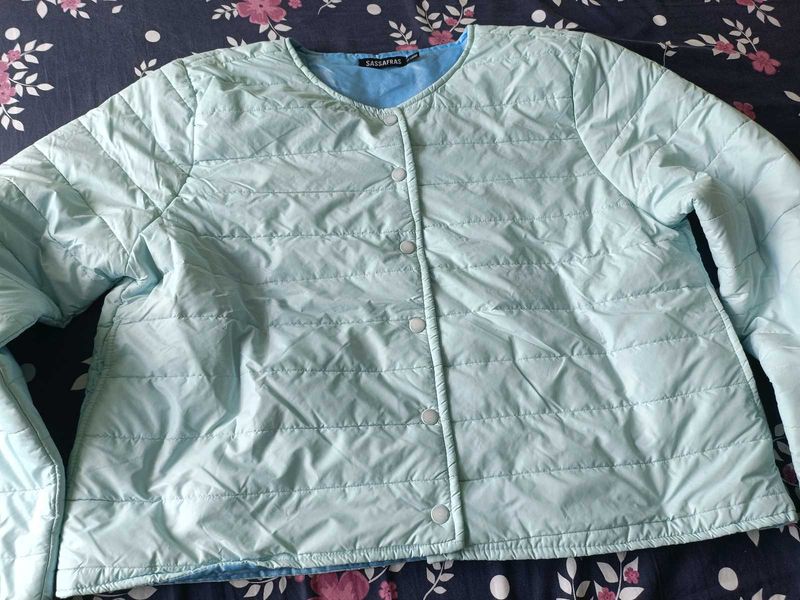 Light Blue Puffer Jacket