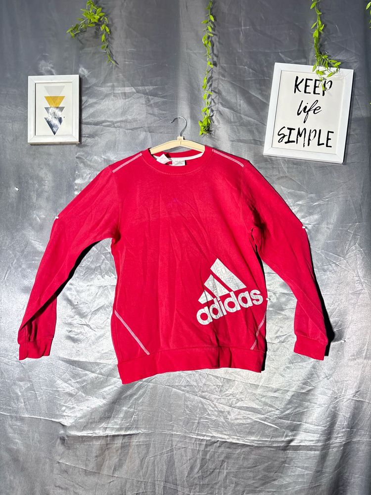 Adidas Red Sweatshirt
