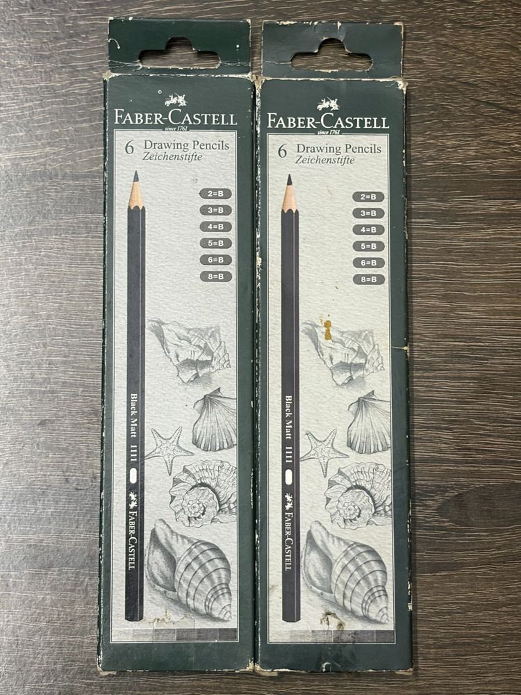 Faber-Castell Black Matt Drawing Pencils-Set of 12