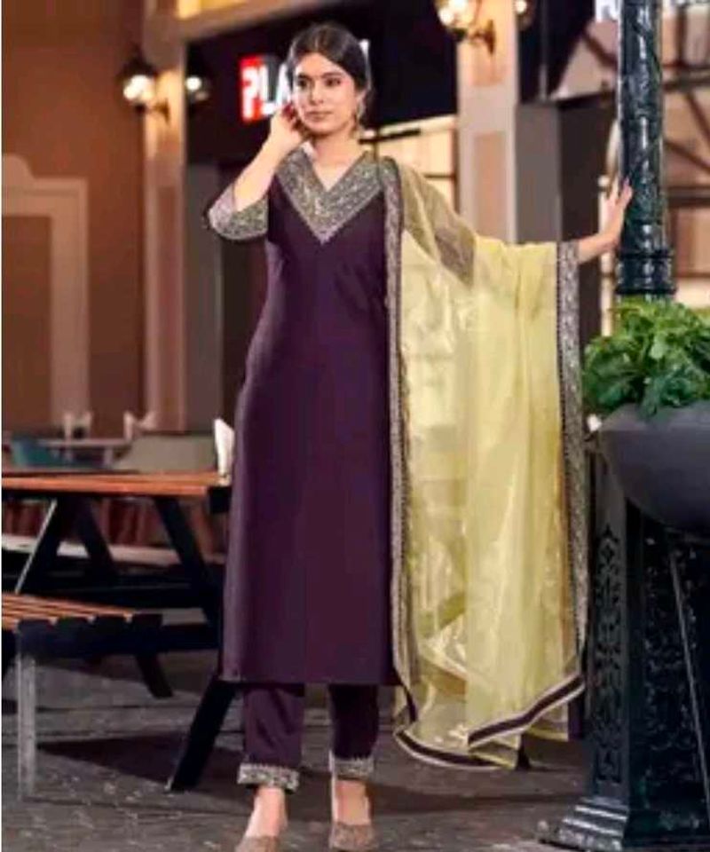 Elegant Kurta Set with Dupatta