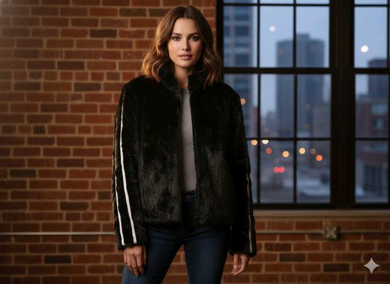 Stylish Faux Fur Jacket