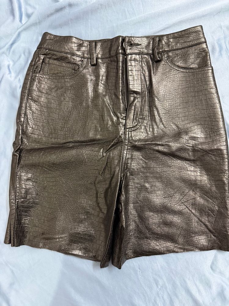 leather Shorts