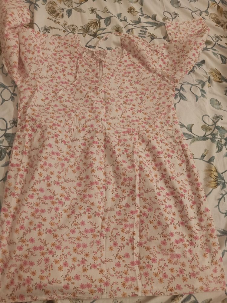 Cotton Night Suit - Longline Top