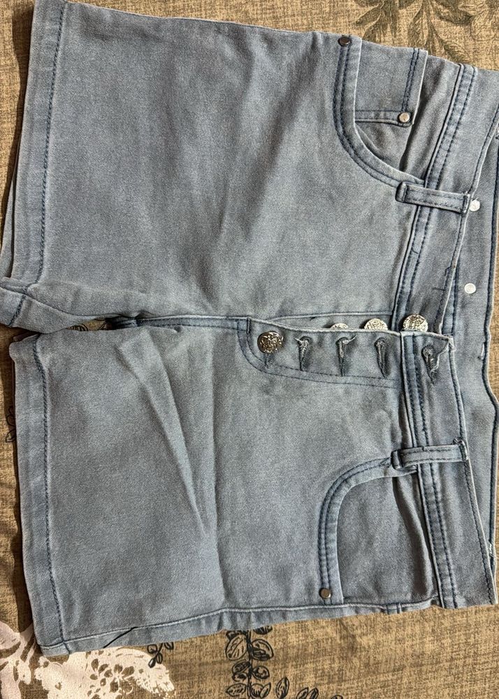 high waisted Denim Shorts