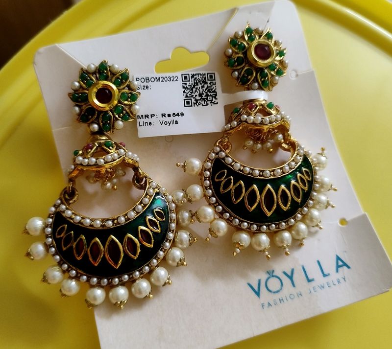 Chandbali Earrings Heavy Weight