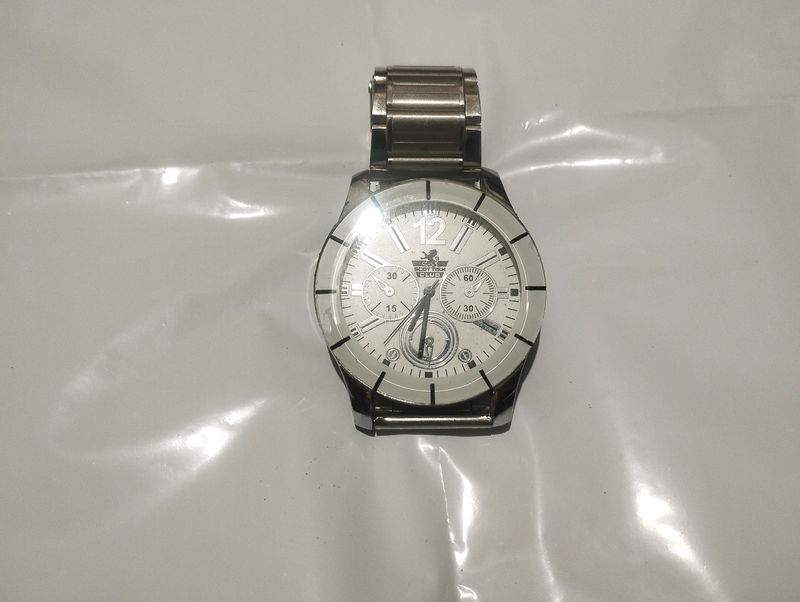 Men Metal Strap Watch