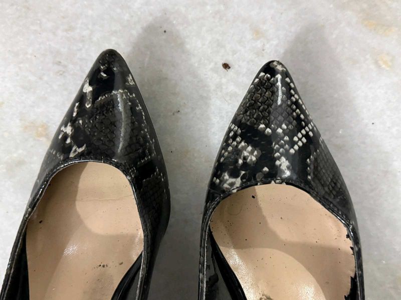 Snakeskin Heels
