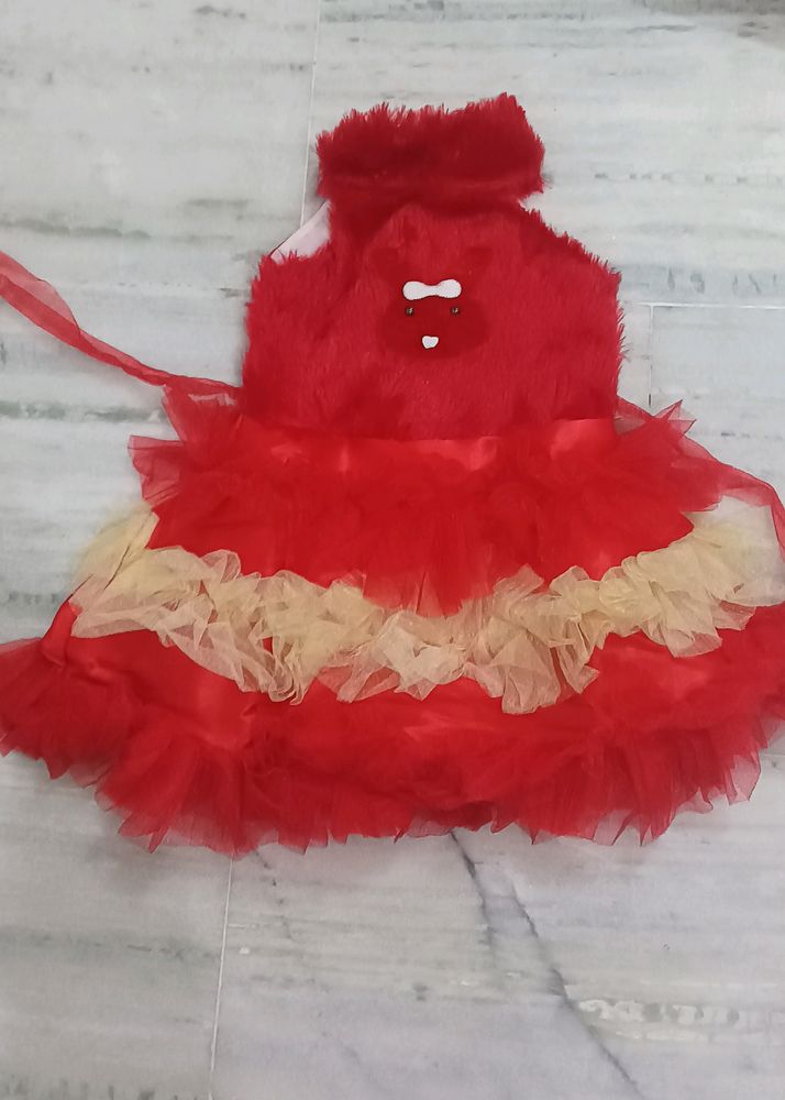 Baby Girl Frock Red