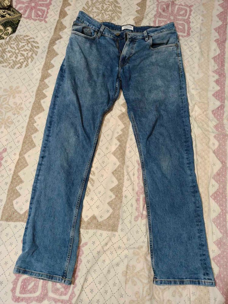 Jack &amp; Jones Blue Denim Jeans
