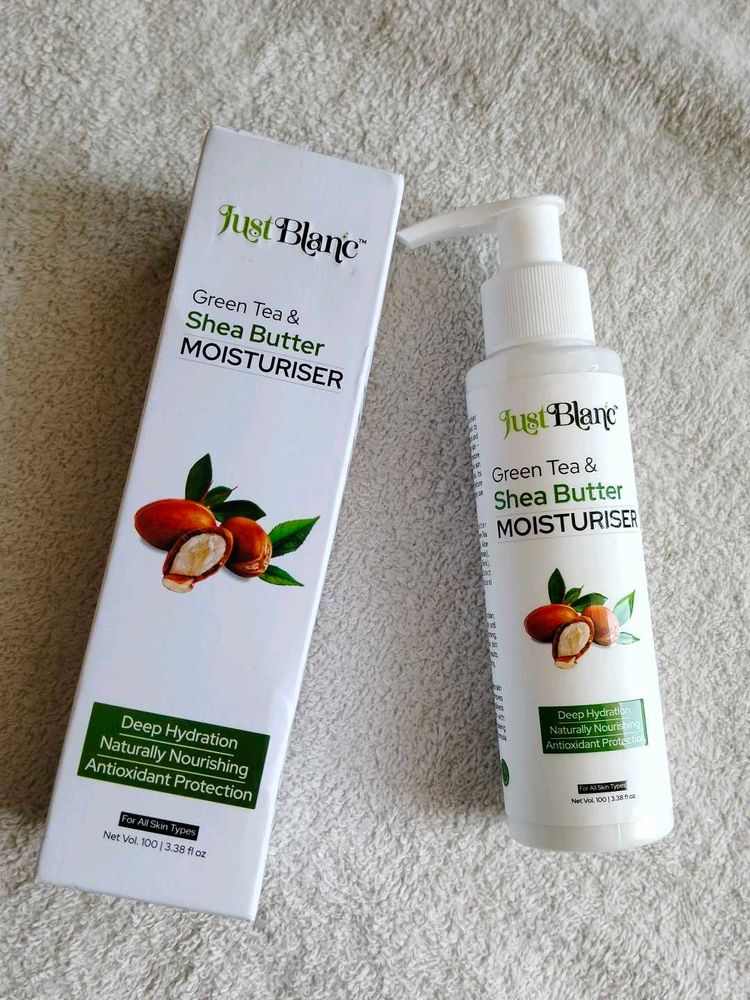 Just Blanc Green Tea &amp; Shea Butter Moisturiser
