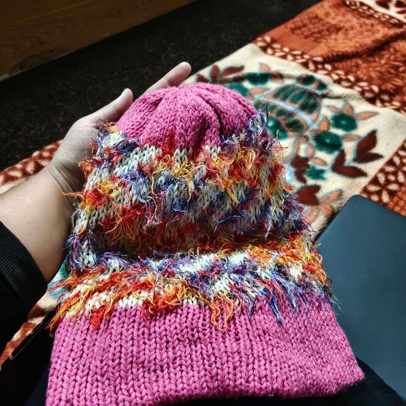 Handmade Knit Beanie Hat