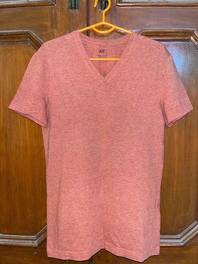 Slim Fit V Neck Tshirt