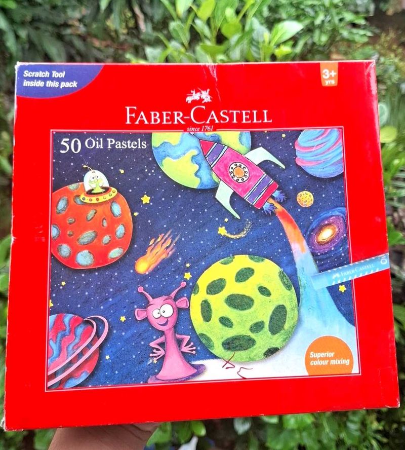Faber-Castell 50 Oil Pastels Space Theme