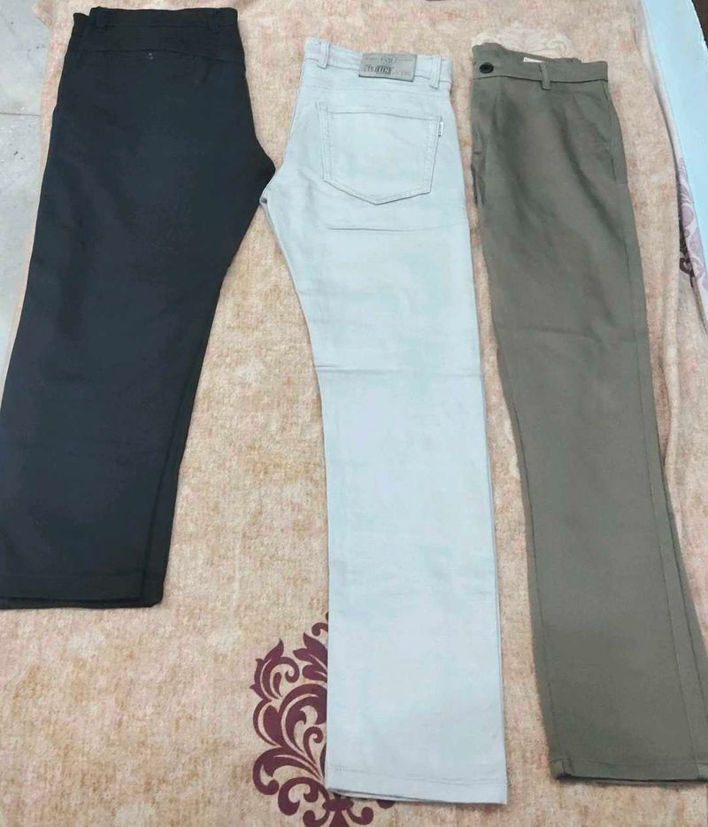 Men's Casual Pants - Set of 3