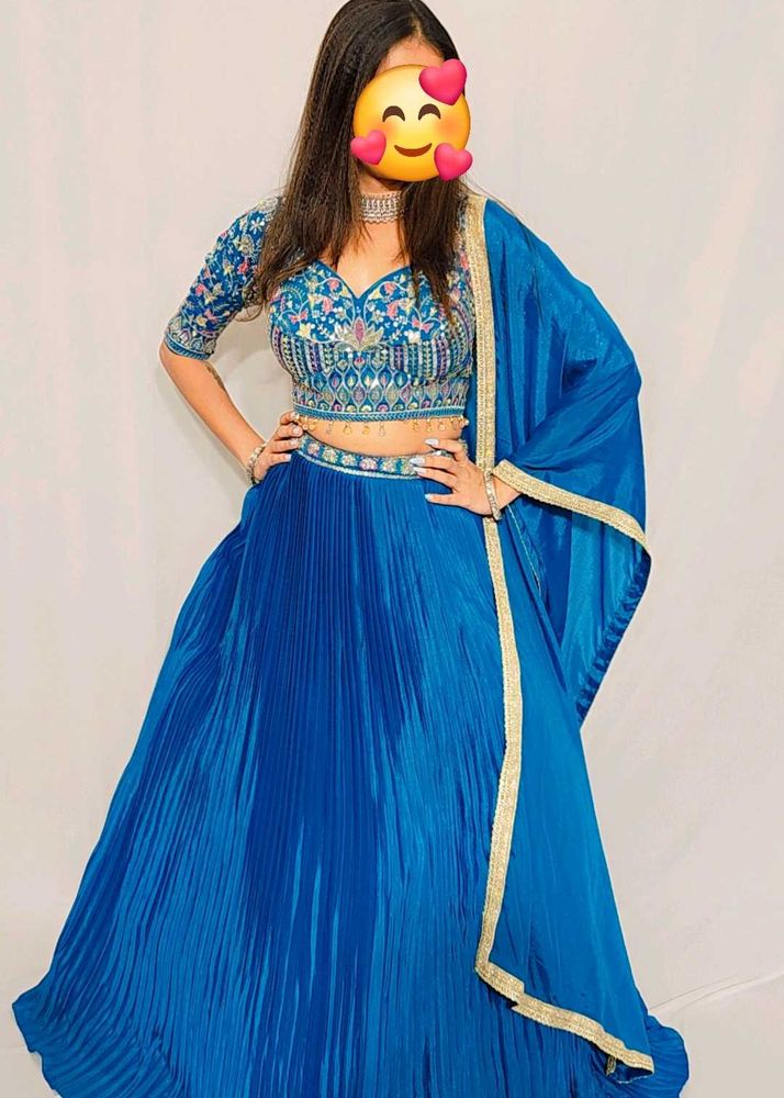 Stunning Blue Lehenga Choli