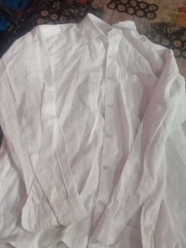 White Button-Down Shirt