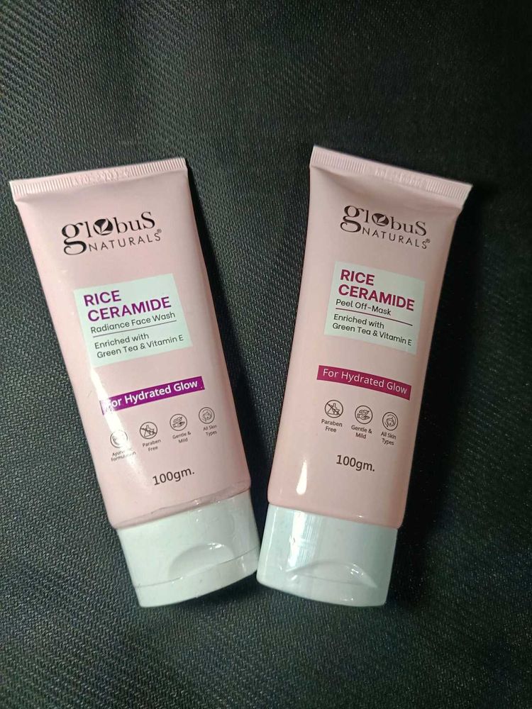 Globus Naturals Rice Ceramide Face Wash