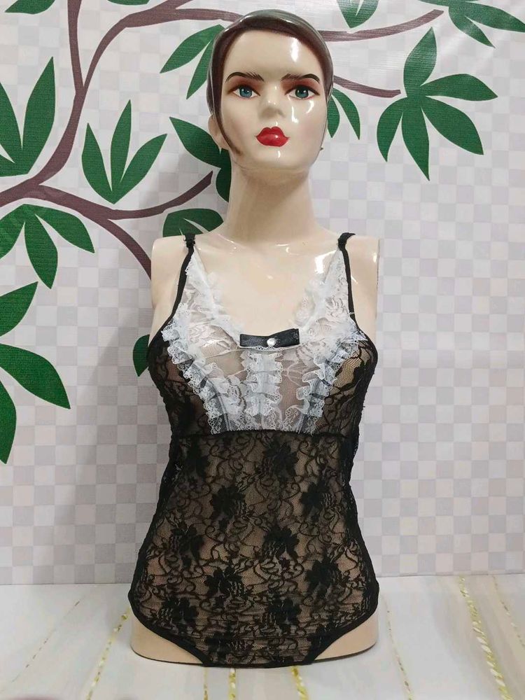 (90)Lace Bodysuit