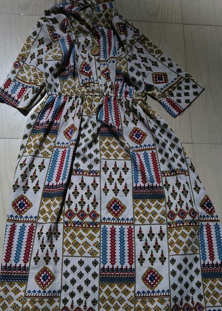 Bohemian Print Maxi Dress