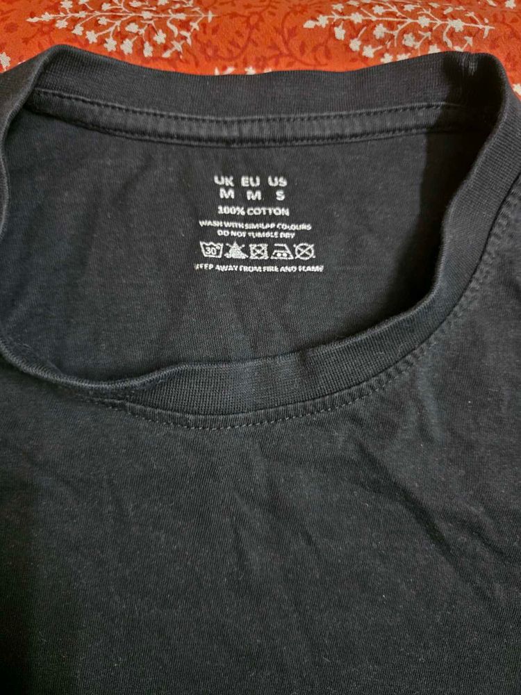 Comfortable Black Cotton T-Shirt