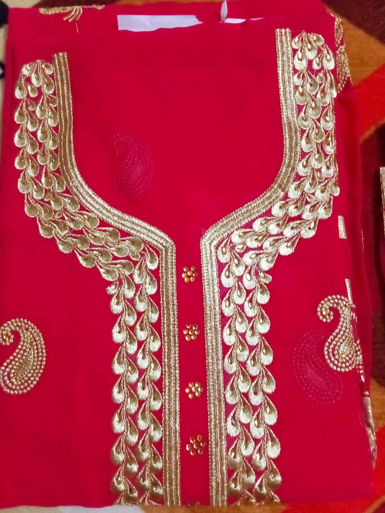 Pinkish Red Suit