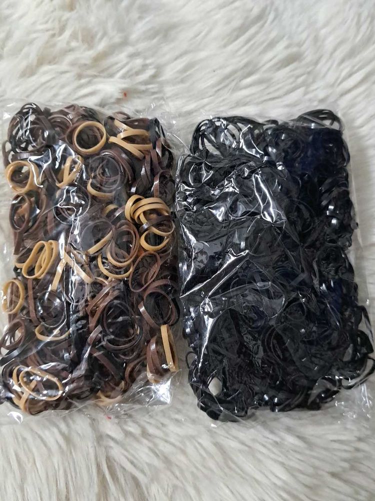 Bulk Hair Ties - Black &amp; Brown