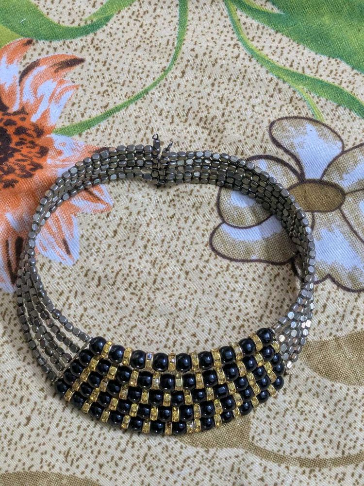 Vintage Beaded Choker Necklace