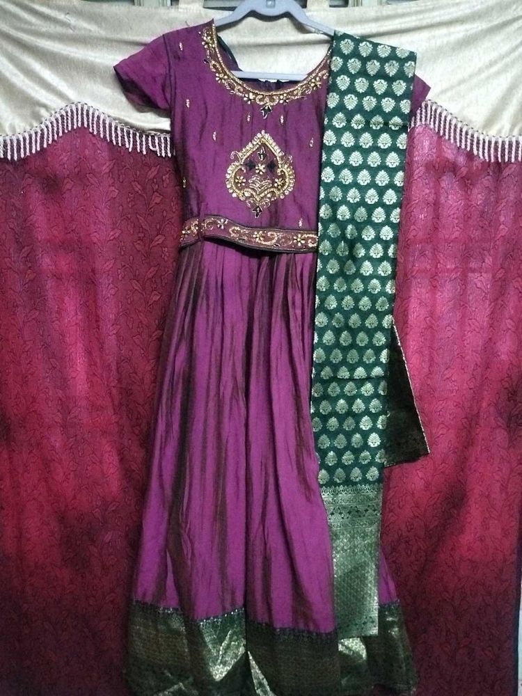 Purple &amp; Green Dress