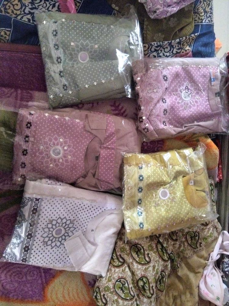 Embroidered Cotton Kurtis