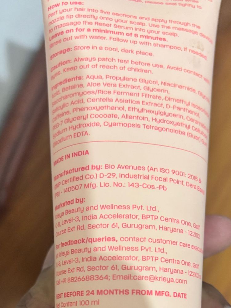 Days Ahead Pre-Wash Reset Serum