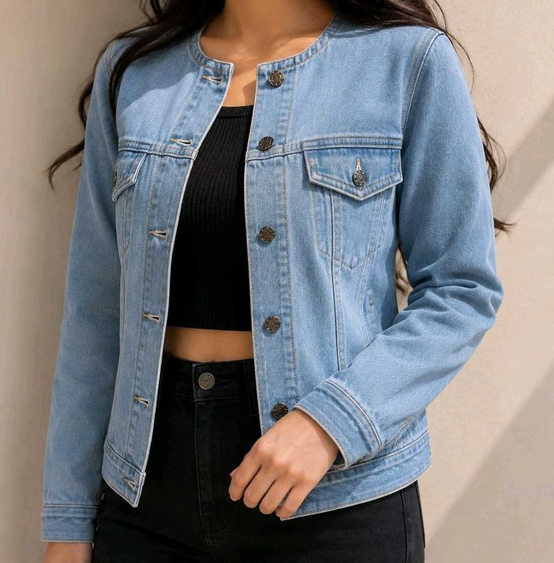 Classic Light Wash Denim Jacket