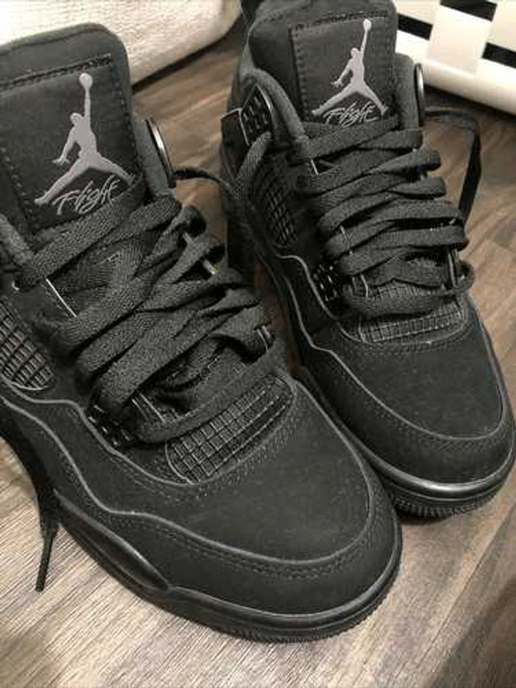 🐈BLACK CAT JORDAN RETRO 4 Shoes