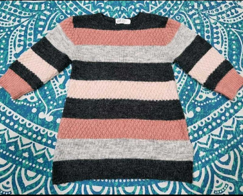 Striped H&amp;M Sweater Dress