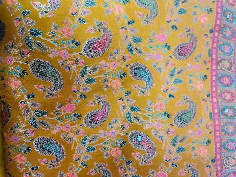 Embroidered Paisley Dupatta