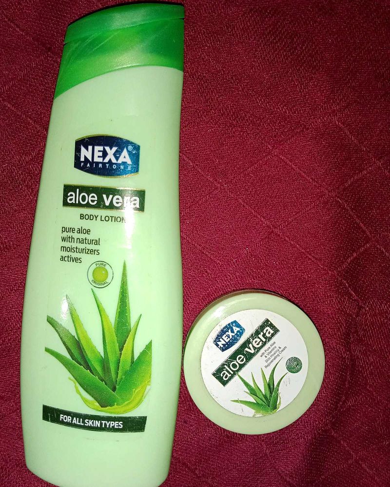 Nexa Aloe Vera Body Lotion &amp; Cream Set