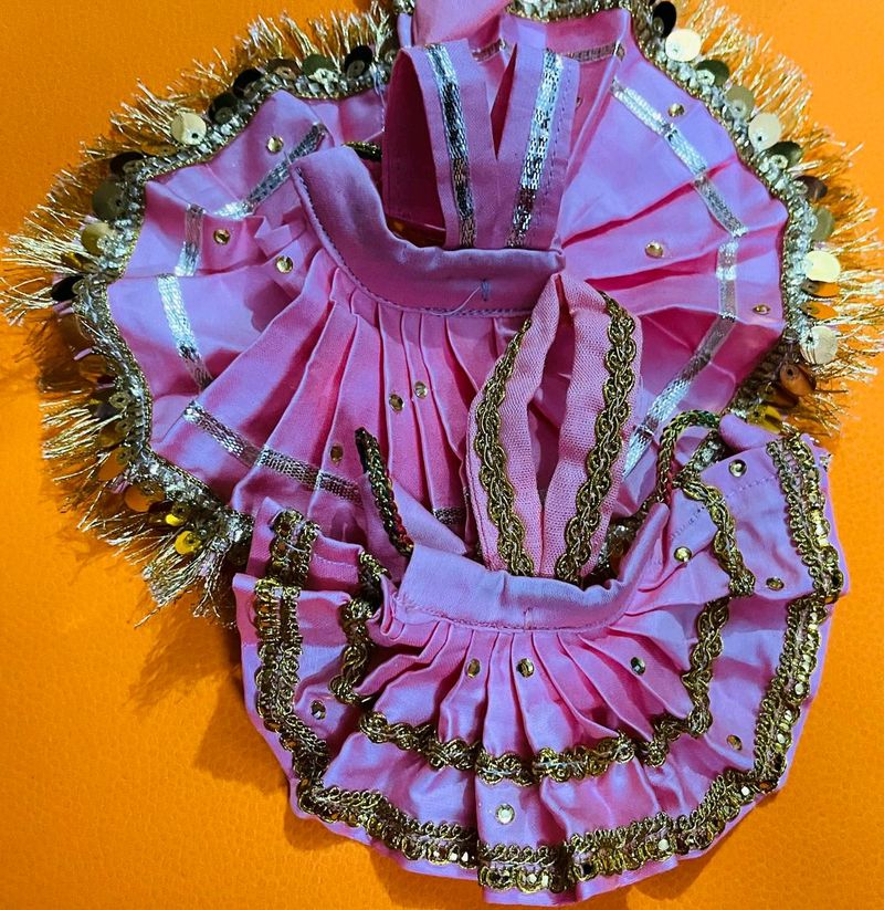 Laddu Gopal Fancy Dress Fabric Cotton 2 dres