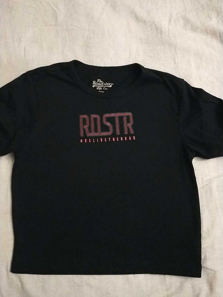 Black Roadster Graphic T-Shirt
