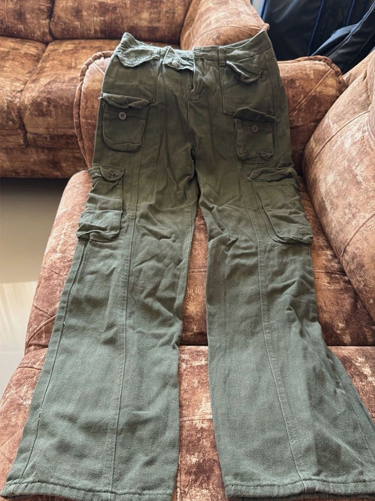 Olive Green Cargo Pants