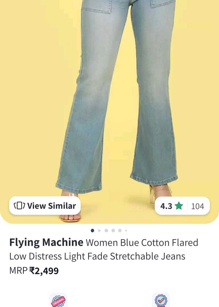 Flying Machine Flared Jeans