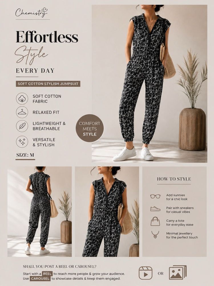 Versatile Jumpsuit for  Styliah Women