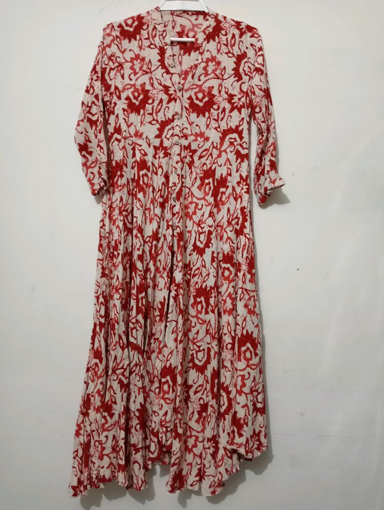 Women  Front Button Dress