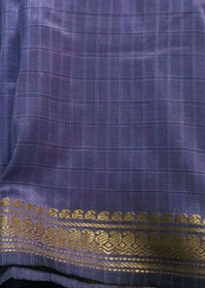 Lavender Color Silk Saree**one day offer***