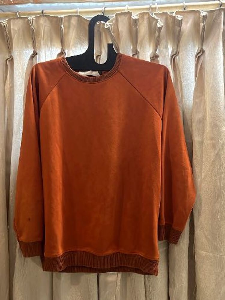 Cozy Orange Sweatshirt
