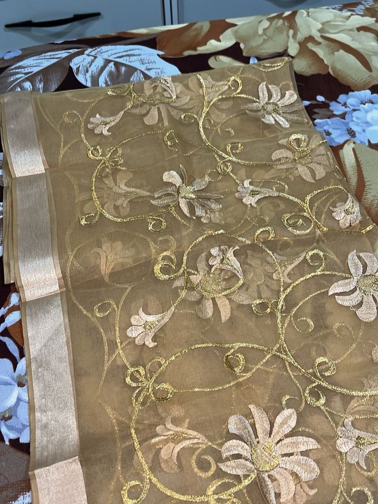 Elegant Embroidered dupta