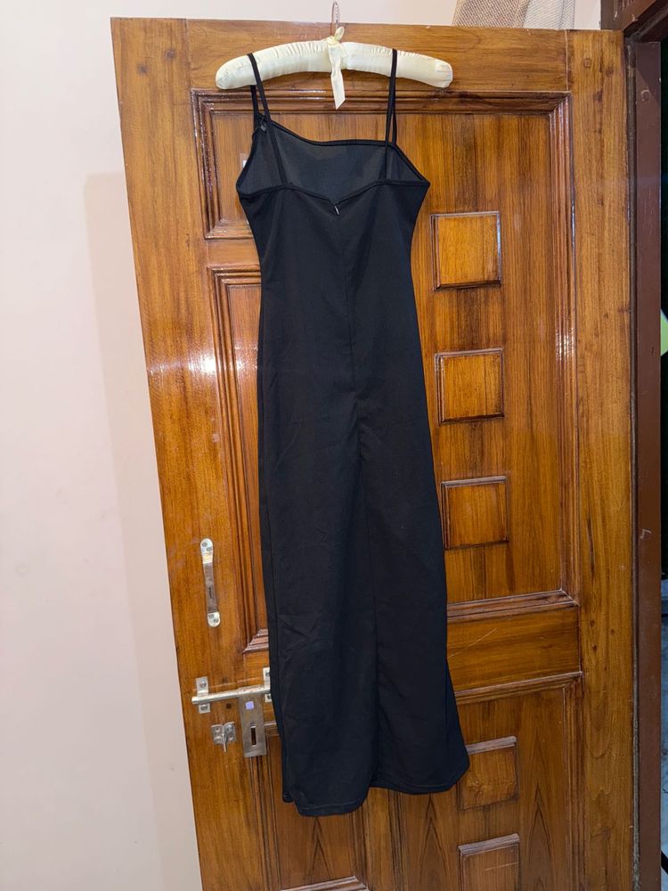 Chic Black Slip Dress