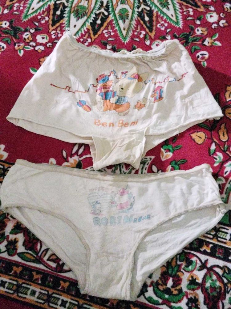 Cute Cartoon Print Briefs (Pack of 2)