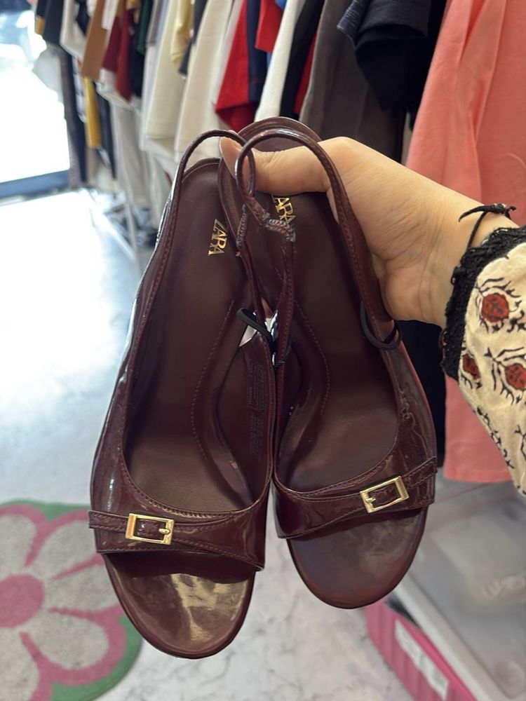 Zara Slingback Heels