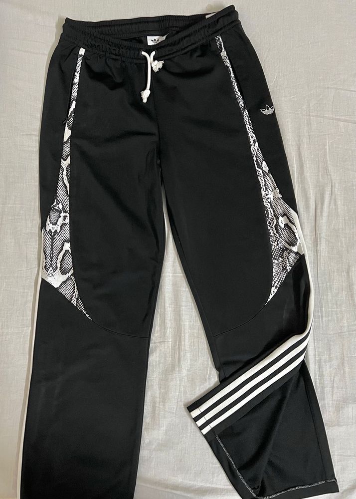 Adidas originals Black Snake Print Track Pants