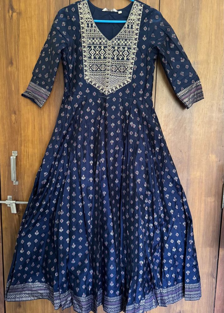 Navy Anarkali Gown